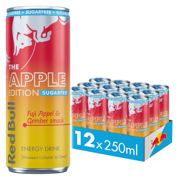 Red Bull Fuji appel sugarfree 12-pack