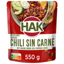 Hak Chili sin carne dish