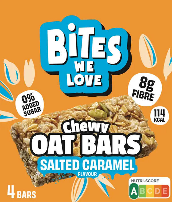 BitesWeLove Chewy oat bar salted caramel