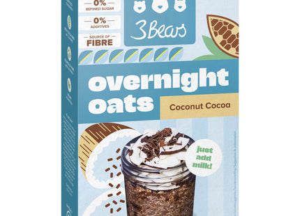 3Bears Overnight oats coconut cocoa