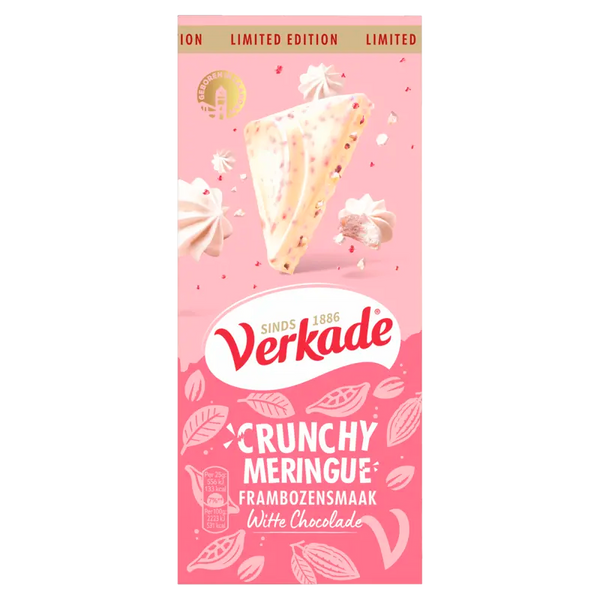 Verkade Crunchy Baiser-Riegel mit Himbeergeschmack