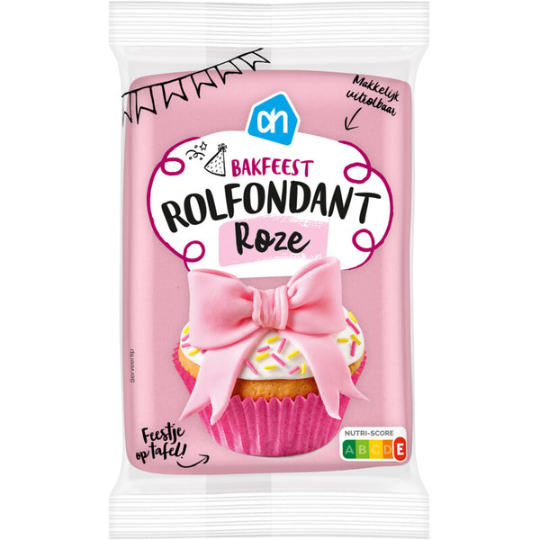 Rolfondant roze