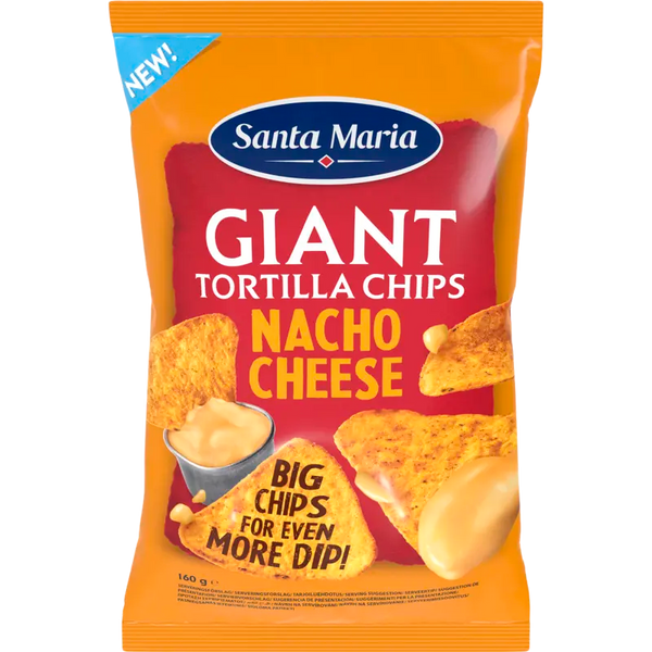 Santa Maria Giant tortilla chips nacho cheese