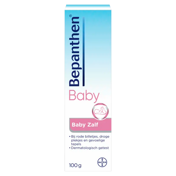 Bepanthen Baby zalf bij rode babybilletjes