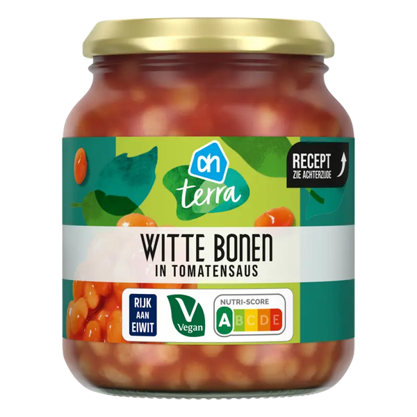 Witte bonen in tomatensaus