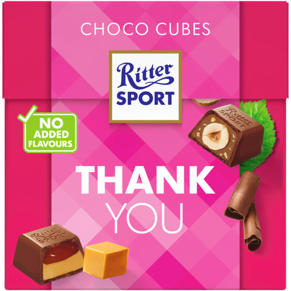 Ritter Sport Choco cubes thank you