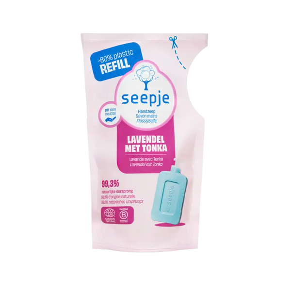 Seepje Handseife Lavendel mit Tonka Nachfüllpack