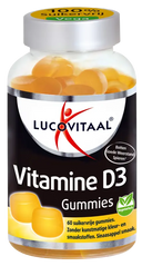 Lucovitaal Vitamine D3 gummies sinaasappelsmaak
