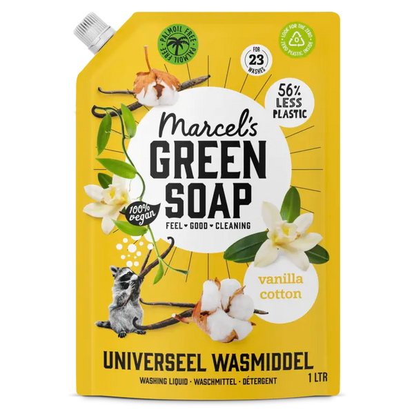 Marcel's Grüne Seife Waschmittel Vanille & Baumwolle Nachfüllpackung