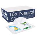 Neutral Baby wipes 0% fragrance 16-pack
