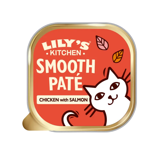 Lily's Kitchen Gladde paté met zalm & kip met garnalen