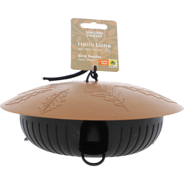 SingingFriend Luna zaadfeeder houtlook