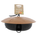 SingingFriend Luna seed feeder wood look