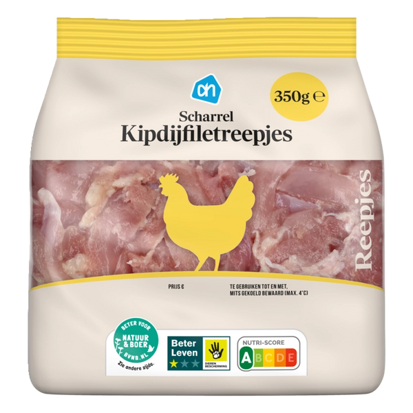 Freiland-Hähnchenschenkelfiletstreifen natur