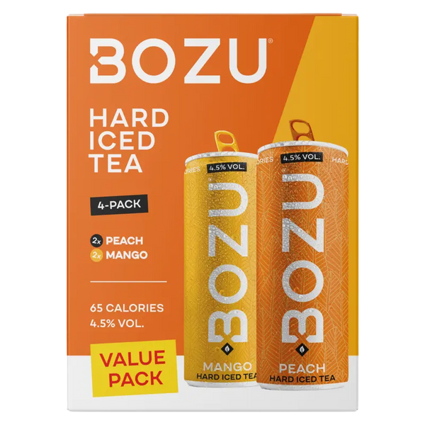 Bozu Hard Iced Tea Peach 4er-Pack