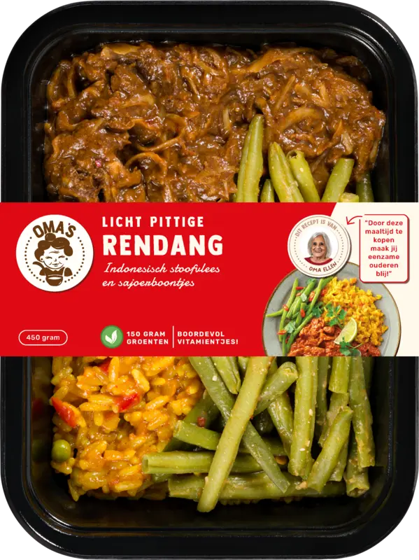 Omas leicht pikantes Rendang