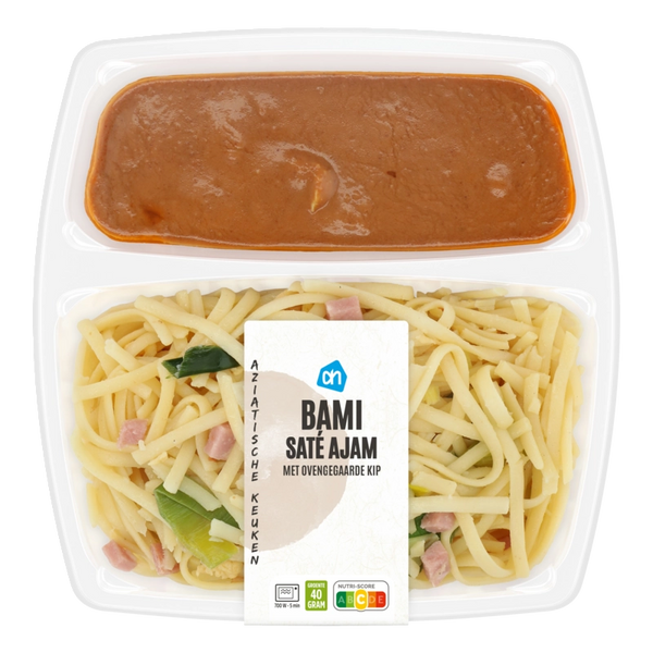 Chicken satay & bami noodles