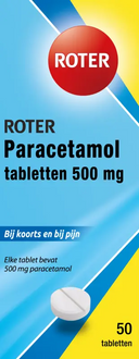 Roter Paracetamol 500 mg tabletten