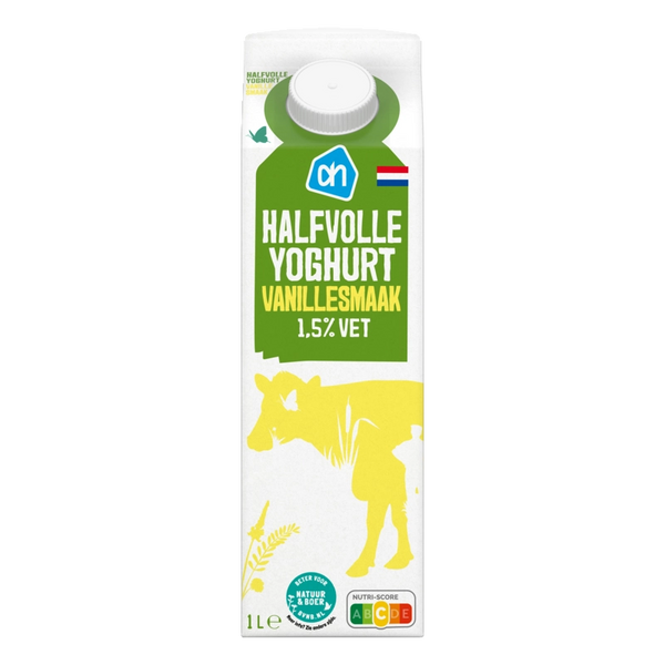 Halfvolle yoghurt vanille 1,5%