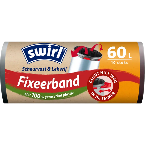 Swirl Afvalzakken fixeerband 60 liter