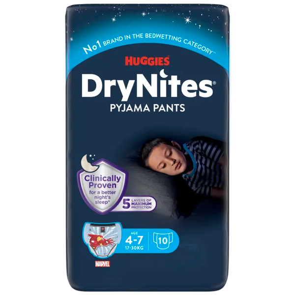 Huggies DryNites luierbroekjes jongen 4-7 jaar