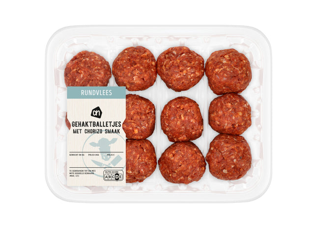 Gehaktballetjes chorizo smaak