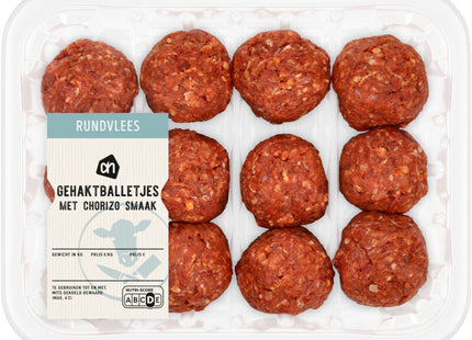 Gehaktballetjes chorizo smaak