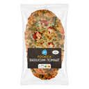 Focaccia mit Basilikum und Tomate