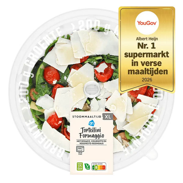 Stoommaaltijd tortellini formaggio XL