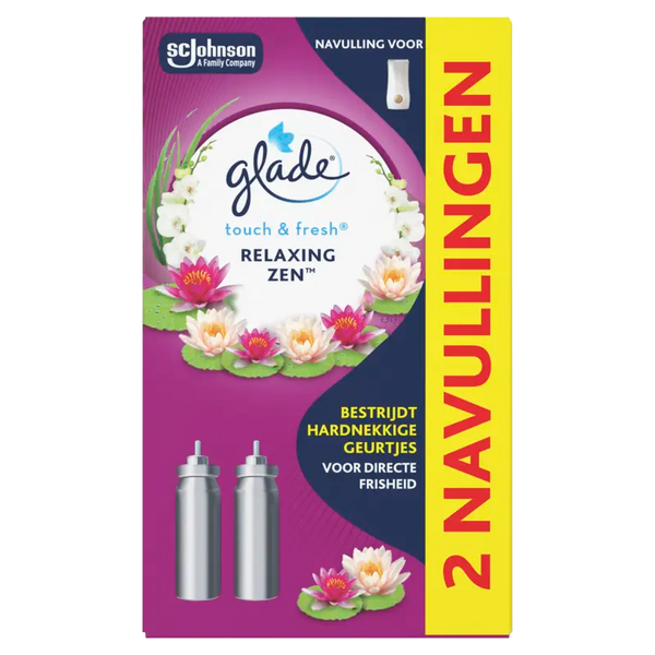 Glade Touch & fresh relaxing zen 2 navullingen