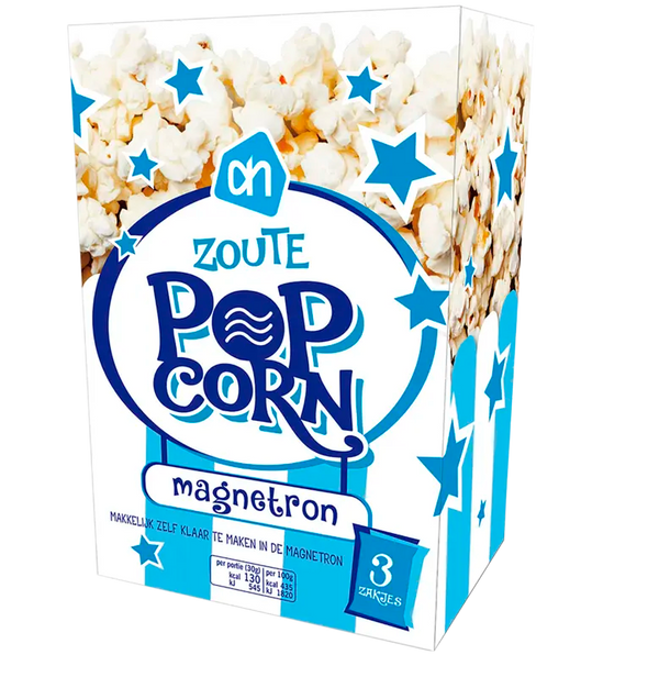 Mikrowellen-Popcorn salzig