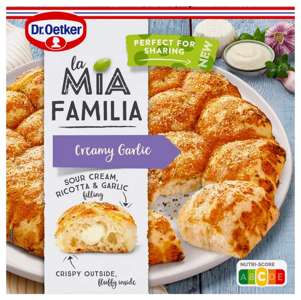 Dr. Oetker La Mia Familia cremiges Knoblauch-Zupfbrot