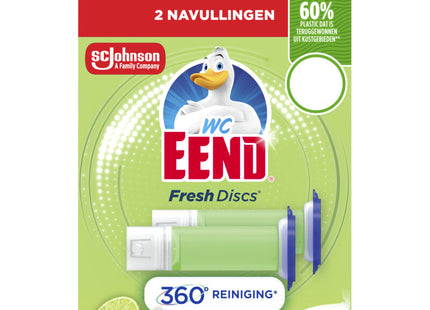 Toiletten-Duck-Fresh-Scheiben, Limettenschale, Nachfüllung