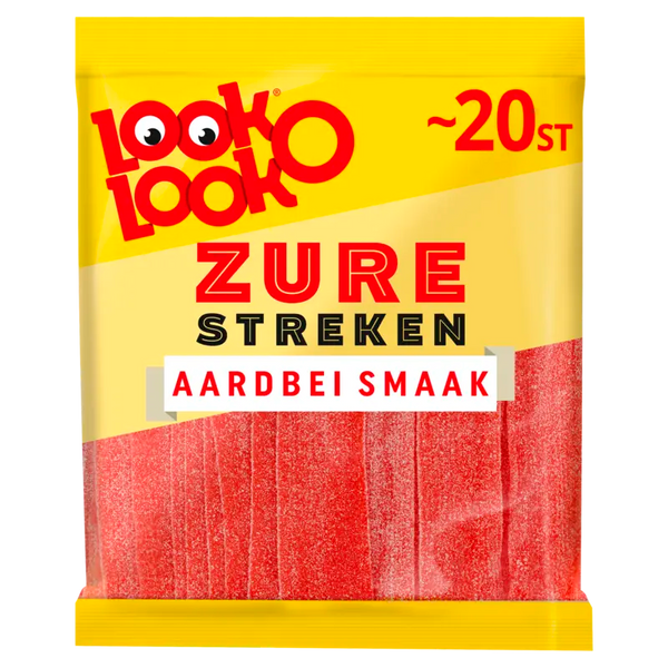 Look-O-Look Zure Streifen Erdbeergeschmack Sparpaket