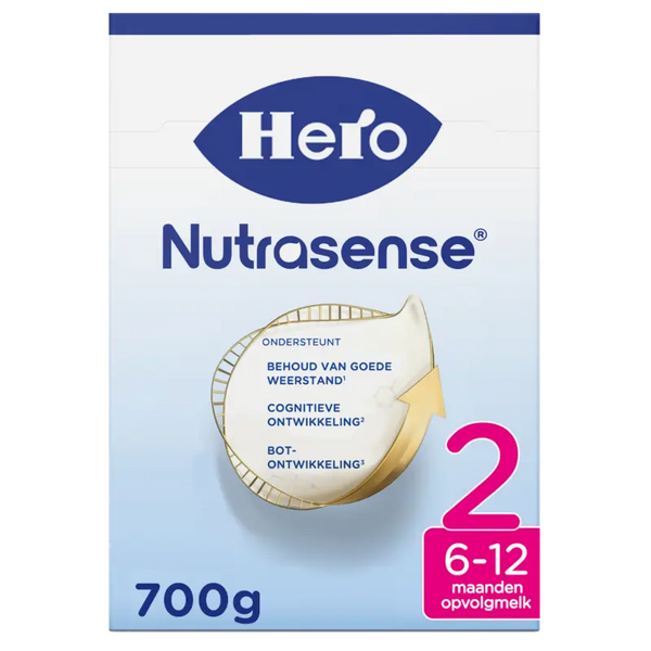 Hero Nutrasense 2 opvolgmelk 6-12 maanden