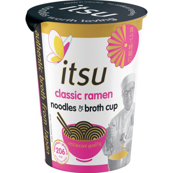 Itsu Classic ramen noodles & broth cup