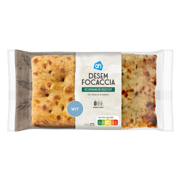 Desem focaccia rozemarijn zeezout