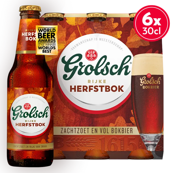 Grolsch Rijke Herfstbok Spezialbier 6er-Pack