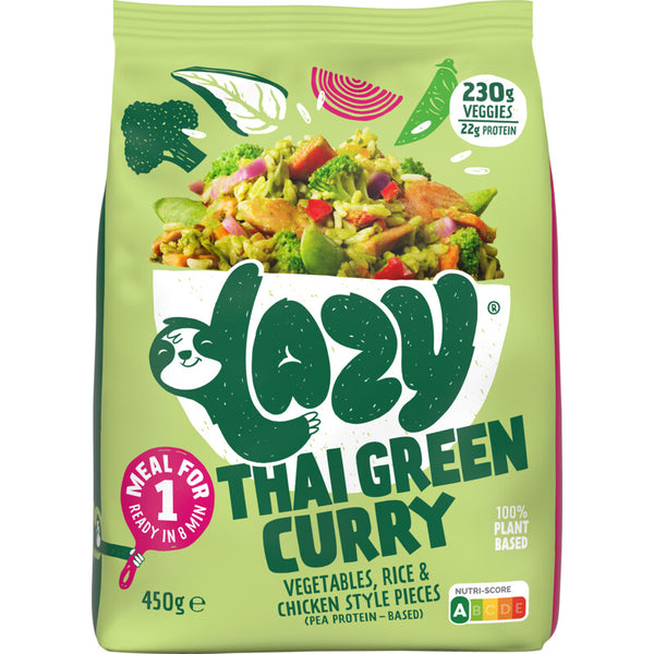 Lazy Thai green curry maaltijd