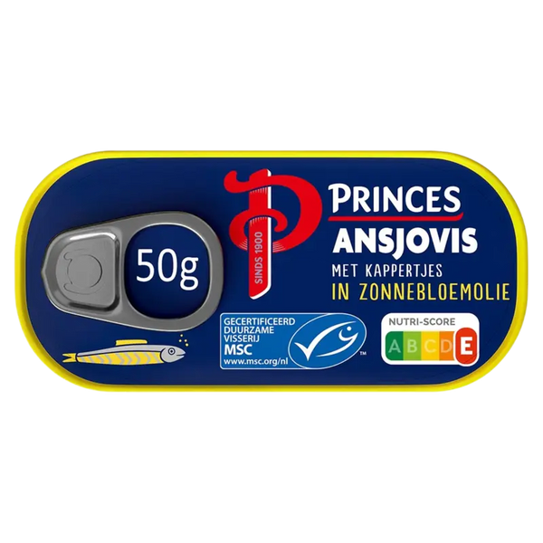 Princes anchovy fillets with capers