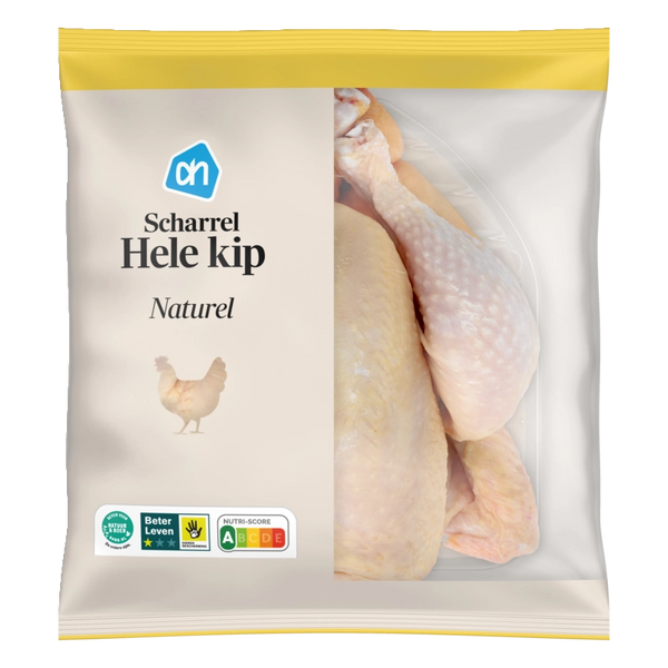 Freilandhuhn ganz