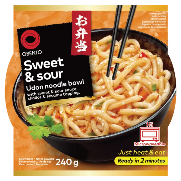 Obento Sweet & sour udon noodle bowl