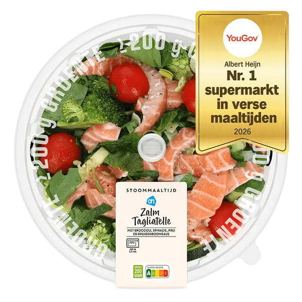 Stoommaaltijd zalm roomsaus