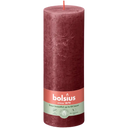 Bolsius Rustic candle bordeaux 19cm