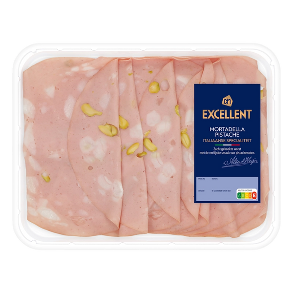Excellent pistachio mortadella