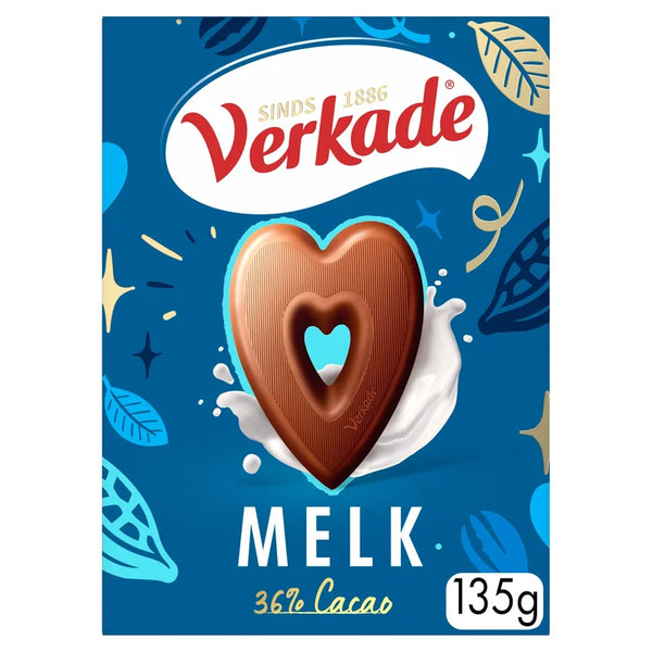 Verkade Herz aus Schokolade cremige Milch