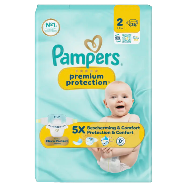 Pampers Premium Protection diapers size 2