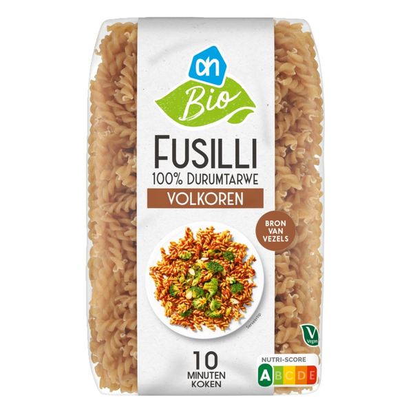 Biologische Vollkorn-Fusilli