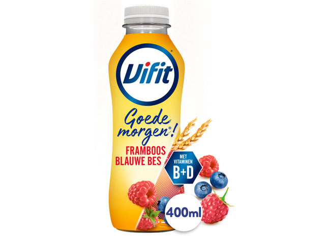 Vifit Goedemorgen framboos blauwe bes