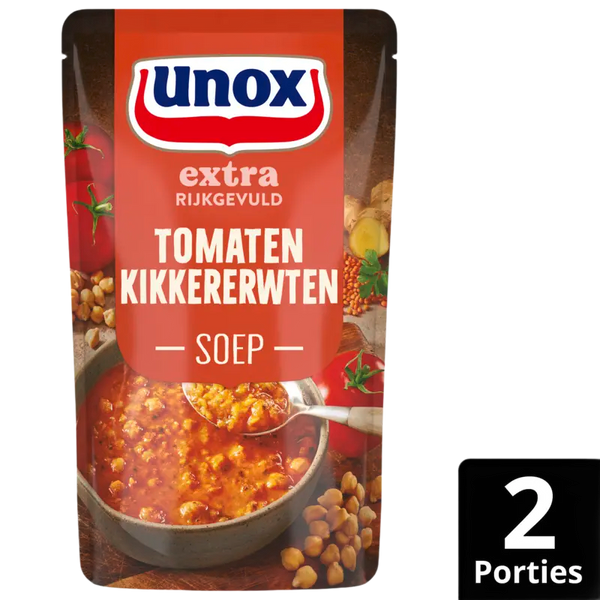 Unox Kikkererwten tomatensoep